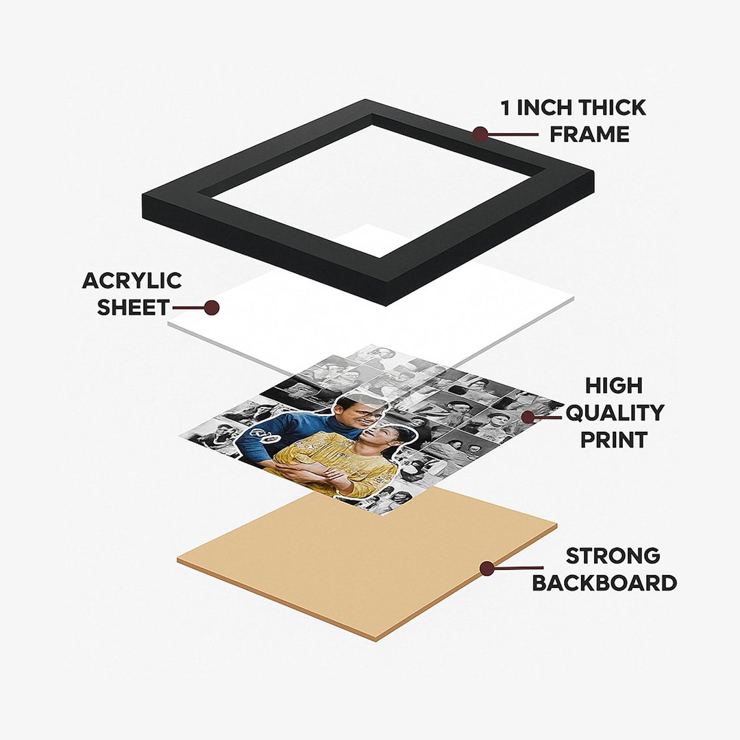 Customised Wedding Photo Frame - Image 3
